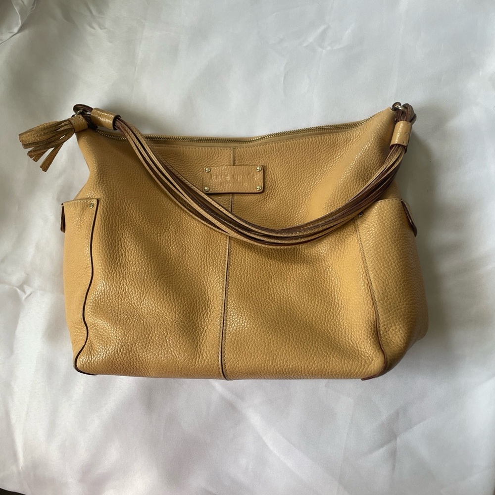 Kate Spade Tan Leather Shoulder Bag